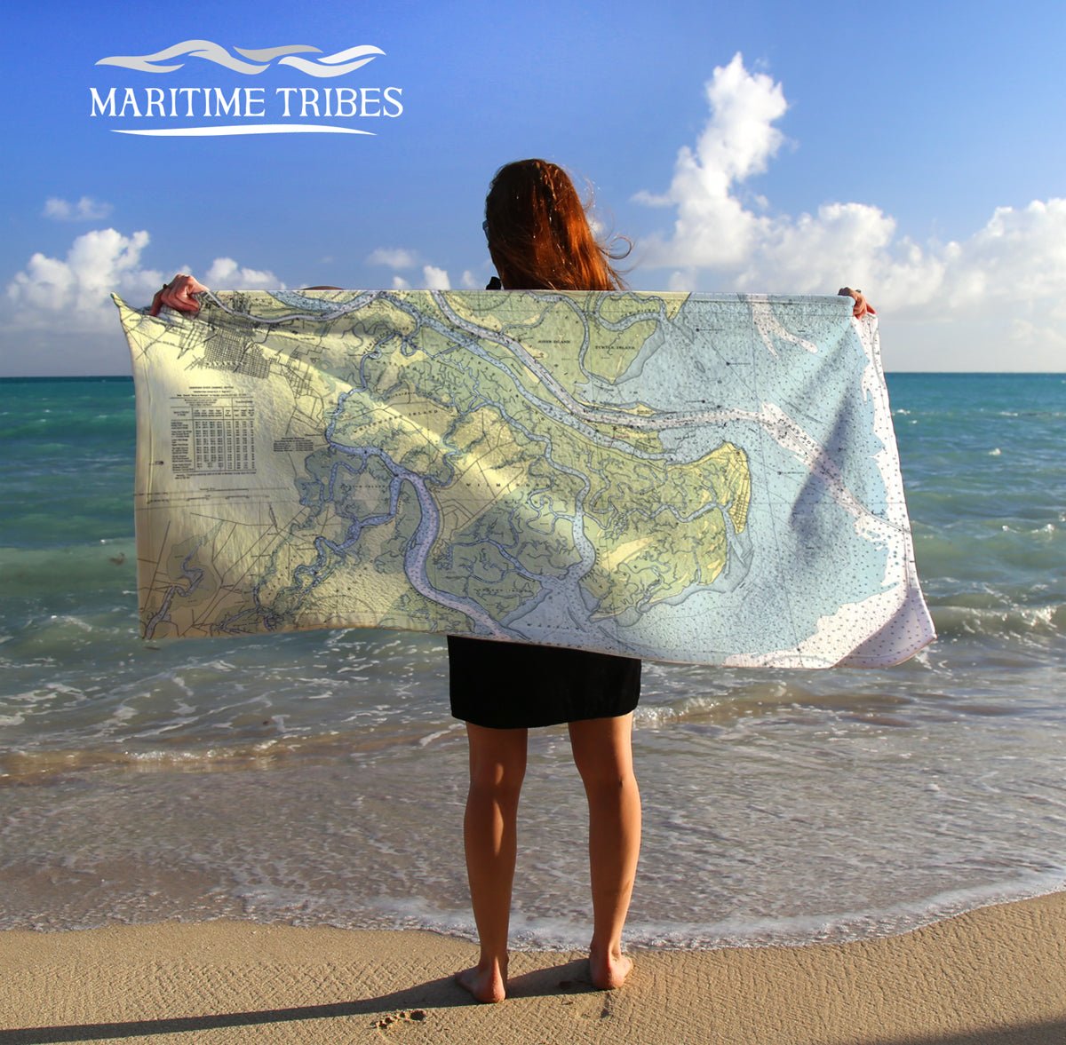 Savannah, GA Beach Towel - Maritime Tribes USATowel