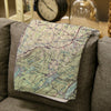 Warwick, New York Topographical Map Blanket - Maritime Tribes USABlanket