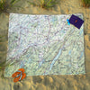 Warwick, New York Topographical Map Blanket - Maritime Tribes USABlanket