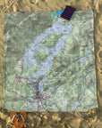 Lake Placid, NY Topo Map Blanket