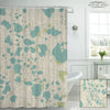 Winter Haven, FL  Seaglass Map Shower Curtain
